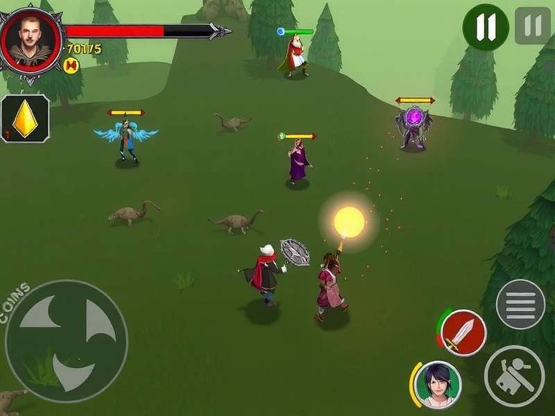 Real-time combat in Holy Ground Quest Holy Ground Quest combat screenshot